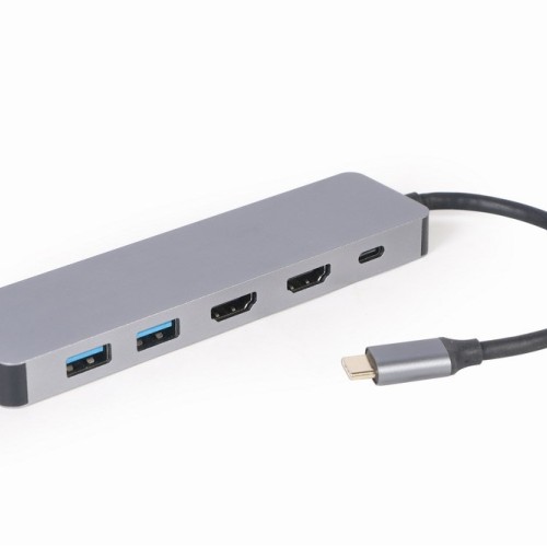 Gembird A-CM-COMBO3-03 USB Type-C 3-in-1 multi-port adapter (Hub + HDMI + PD)