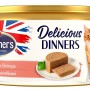 BUTCHER'S Delicious Dinners Salmon and shrimp - wet cat food - 85 g