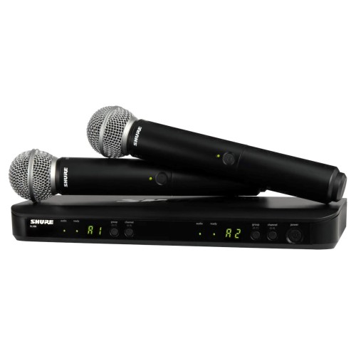 Shure BLX288E/SM58-H8E - wireless system with receiver and two SM58 microphones