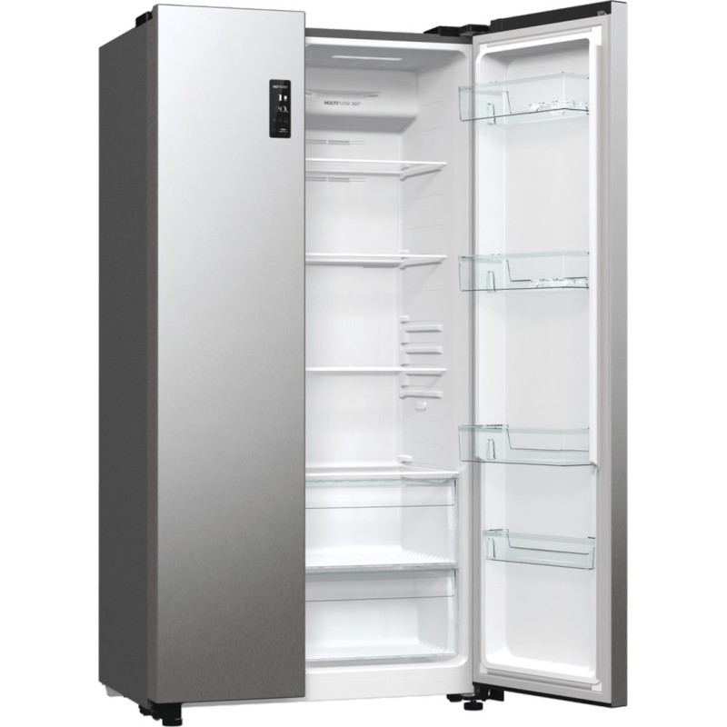 Gorenje NRR9185EAXL side-by-side refrigerator Freestanding 550 L E Silver Gorenje NRR9185EAXL side-by-side refrigerator Freestanding 550 L E Silver
