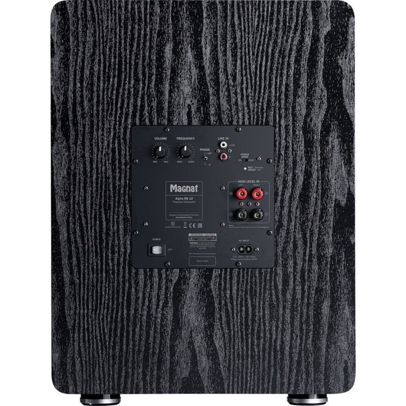 Magnat ALPHA RS12 Black Active subwoofer 120 W Magnat ALPHA RS12 Black Active subwoofer 120 W