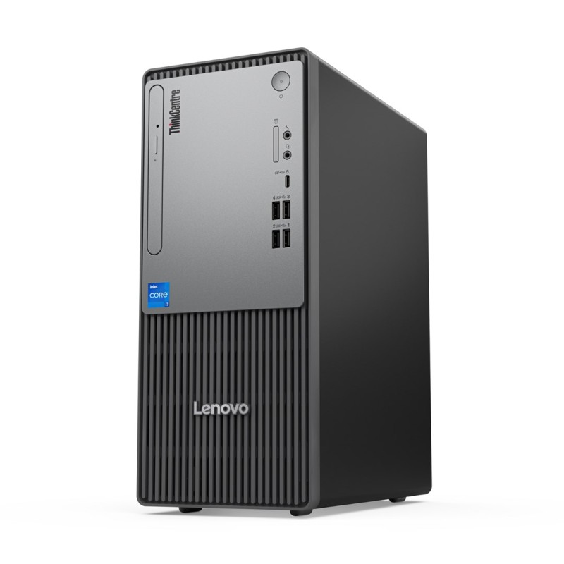 Lenovo ThinkCentre Neo 50t G5 TWR i3-14100 8GB DDR5 SSD512 UHD 730 W11Pro Black 3Y OnSite Lenovo ThinkCentre Neo 50t G5 TWR i3-14100 8GB DDR5 SSD512 UHD 730 W11Pro Black 3Y OnSite