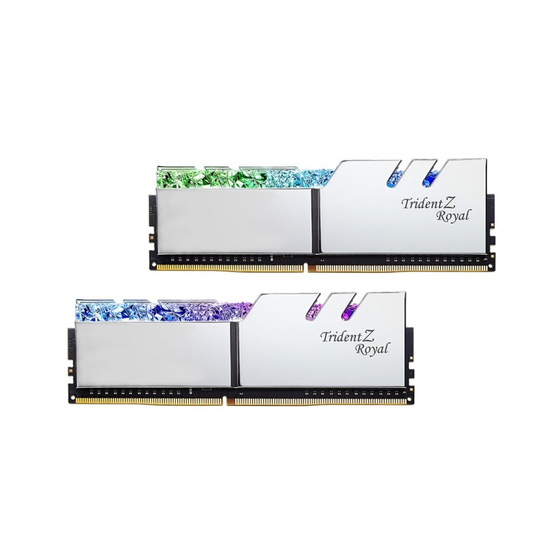 G.Skill Trident Z Royal F4-3600C16D-64GTRS memory module 64 GB 2 x 32 GB DDR4 3600 MHz G.Skill Trident Z Royal F4-3600C16D-64GTRS memory module 64 GB 2 x 32 GB DDR4 3600 MHz
