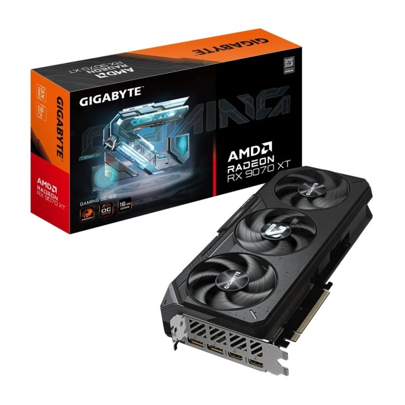 Gigabyte Radeon RX 9070 GAMING OC 16GB (GV-R9070GAMING OC-16GD) Gigabyte Radeon RX 9070 GAMING OC 16GB (GV-R9070GAMING OC-16GD)
