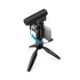 Sennheiser MKE 400 Mobile Kit - condenser, supercardioid microphone with low-pass filter with Manfrotto tripod