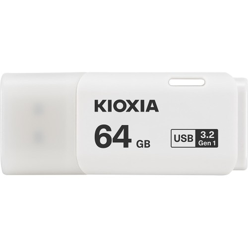 Kioxia TransMemory U301 USB flash drive 64 GB USB Type-A 3.2 Gen 1 (3.1 Gen 1) White Kioxia TransMemory U301 USB flash drive 64 GB USB Type-A 3.2 Gen 1 (3.1 Gen 1) White