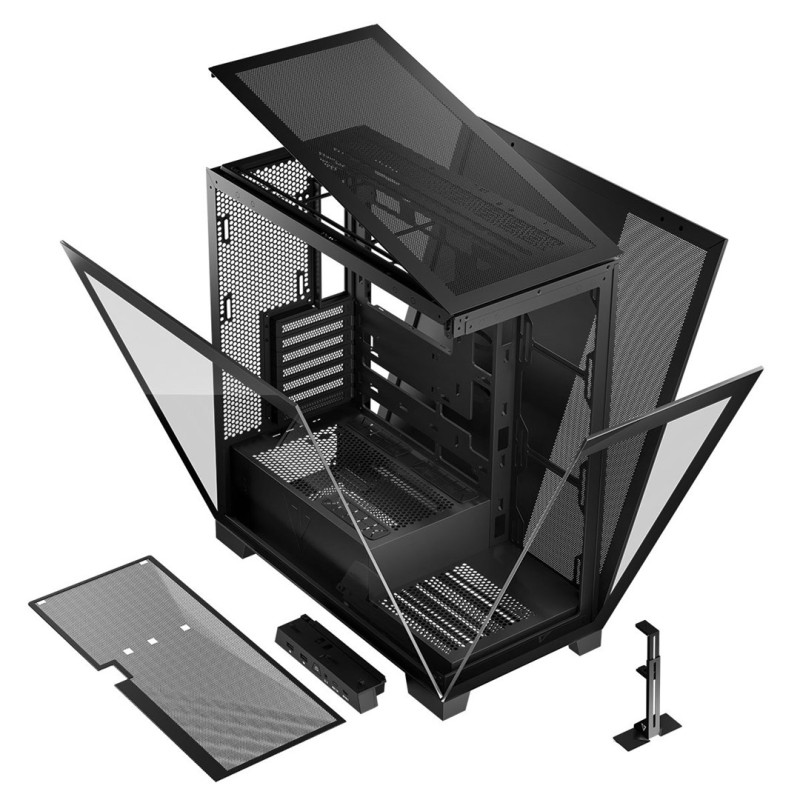 MODECOM Volcano SPACE MIDI USB 3.0 X 2 CYPE-C Black MODECOM Volcano SPACE MIDI USB 3.0 X 2 CYPE-C Black