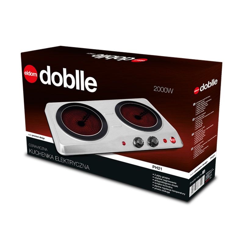 ELDOM PH21 2000W ceramic cooker ELDOM PH21 2000W ceramic cooker