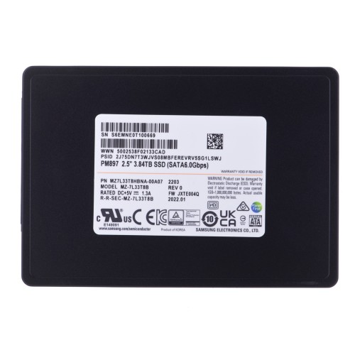 SSD Samsung PM897 3.84TB SATA 2.5 SSD Samsung PM897 3.84TB SATA 2.5