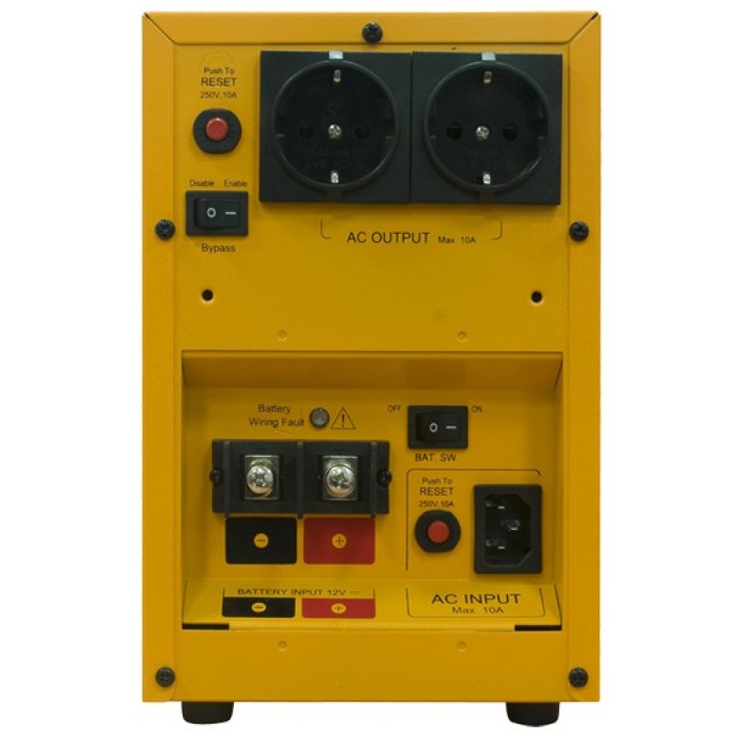 CyberPower CPS1000E uninterruptible power supply (UPS) Double-conversion (Online) 1 kVA 700 W 2 AC outlet(s) CyberPower CPS1000E uninterruptible power supply (UPS) Double-conversion (Online) 1 kVA 700 W 2 AC outlet(s)