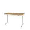 ACTIVEJET desk with electric height adjustment 140x70 ET119W-C white/oak ACTIVEJET desk with electric height adjustment 140x70 ET119W-C white/oak