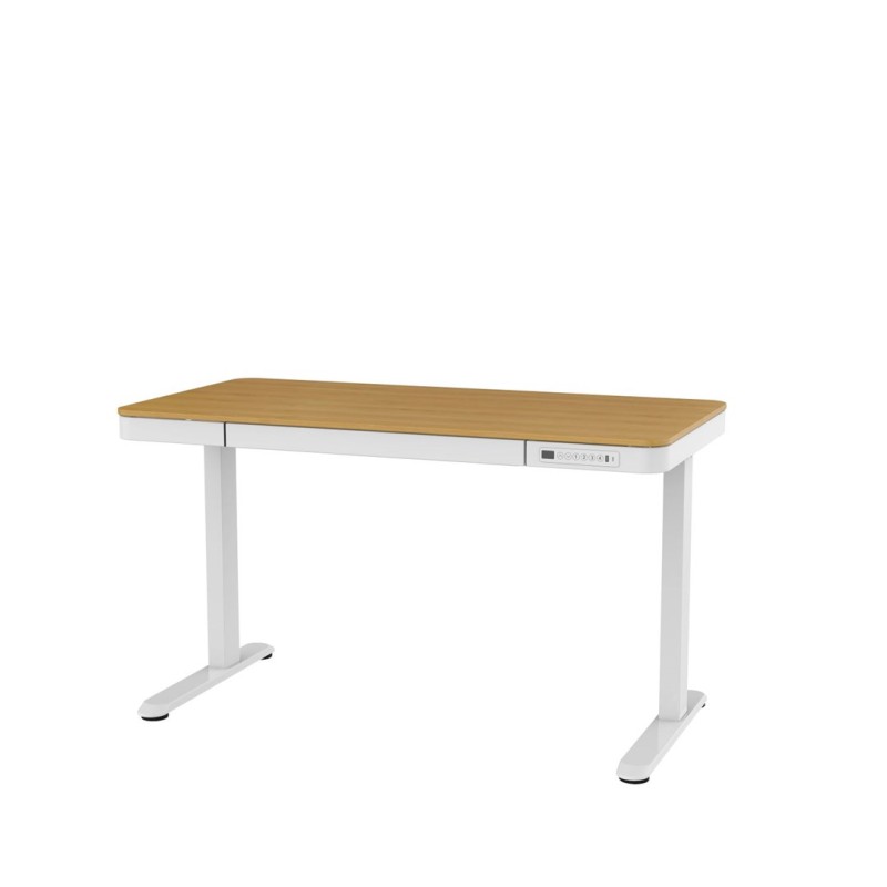 ACTIVEJET desk with electric height adjustment 140x70 ET119W-C white/oak ACTIVEJET desk with electric height adjustment 140x70 ET119W-C white/oak