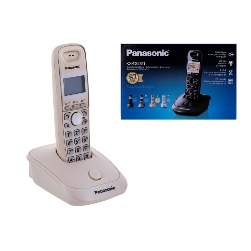 Panasonic KX-TG2511 DECT telephone Caller ID Beige