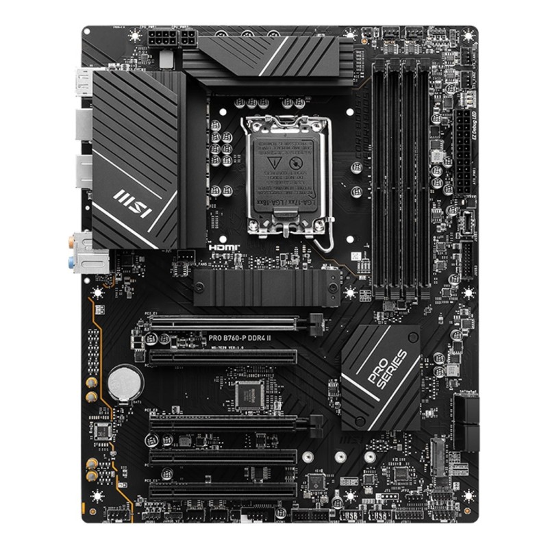 MSI PRO B760-P DDR4 II motherboard Intel B760 LGA 1700 ATX
