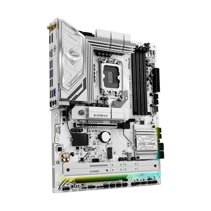 Asrock B860 Steel Legend WiFi Intel B860 LGA 1851 (Socket V1) ATX Asrock B860 Steel Legend WiFi Intel B860 LGA 1851 (Socket V1) ATX