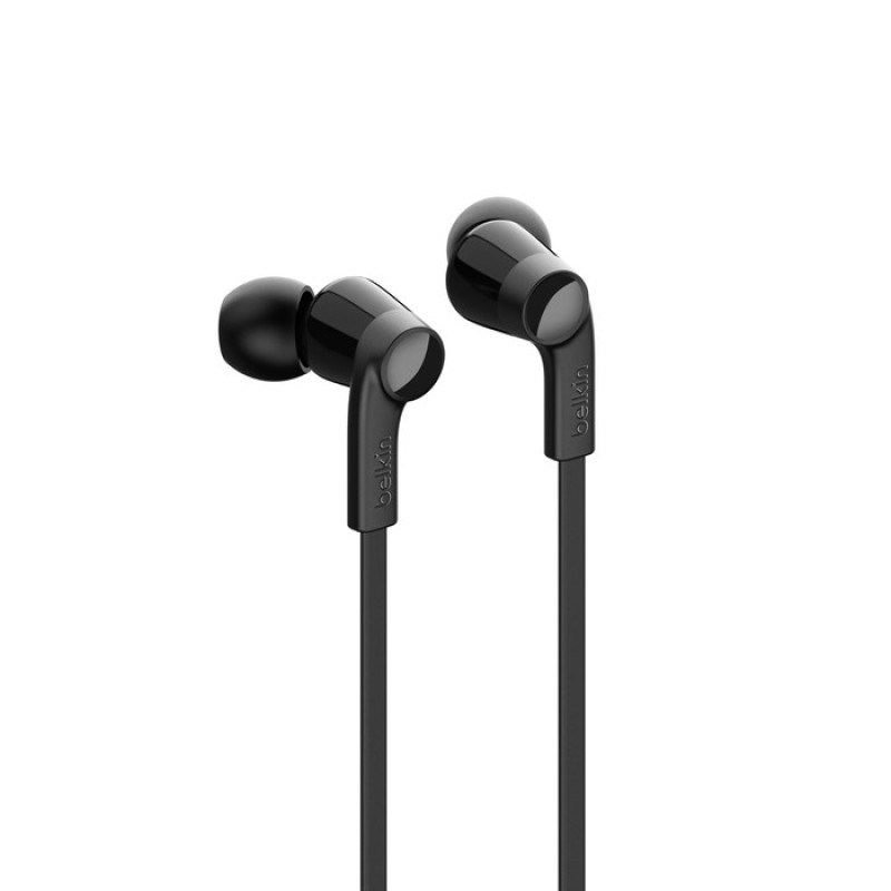 Belkin ROCKSTAR Headphones Wired In-ear Calls/Music USB Type-C Black Belkin ROCKSTAR Headphones Wired In-ear Calls/Music USB Type-C Black