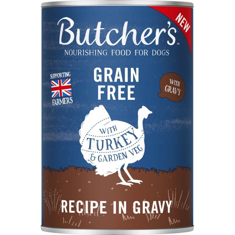 BUTCHER'S Original Mega pack mix with vegetables in gravy- wet dog food - 6 x 400g BUTCHER'S Original Mega pack mix with vegetables in gravy- wet dog food - 6 x 400g
