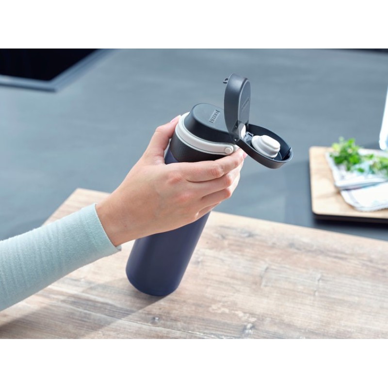 Leifheit 03275 travel mug 600 ml Black, Blue Stainless steel Leifheit 03275 travel mug 600 ml Black, Blue Stainless steel