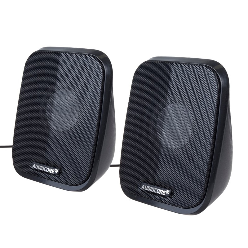 Audiocore AC835 2.0 Stereo Speakers With LED Backlighting For PC Laptop Smartphone Audiocore AC835 2.0 Stereo Speakers With LED Backlighting For PC Laptop Smartphone