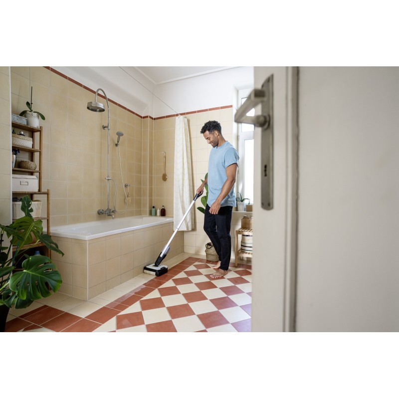 Kärcher FC 2-4 Electric broom Battery Dry&wet Bagless Black, Grey, White 2.5 Ah Kärcher FC 2-4 Electric broom Battery Dry&wet Bagless Black, Grey, White 2.5 Ah