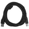 Gembird 3m USB 2.0 A/B M USB cable USB A USB B Black Gembird 3m USB 2.0 A/B M USB cable USB A USB B Black
