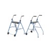 Two-wheel rehabilitation support - walker Blue black