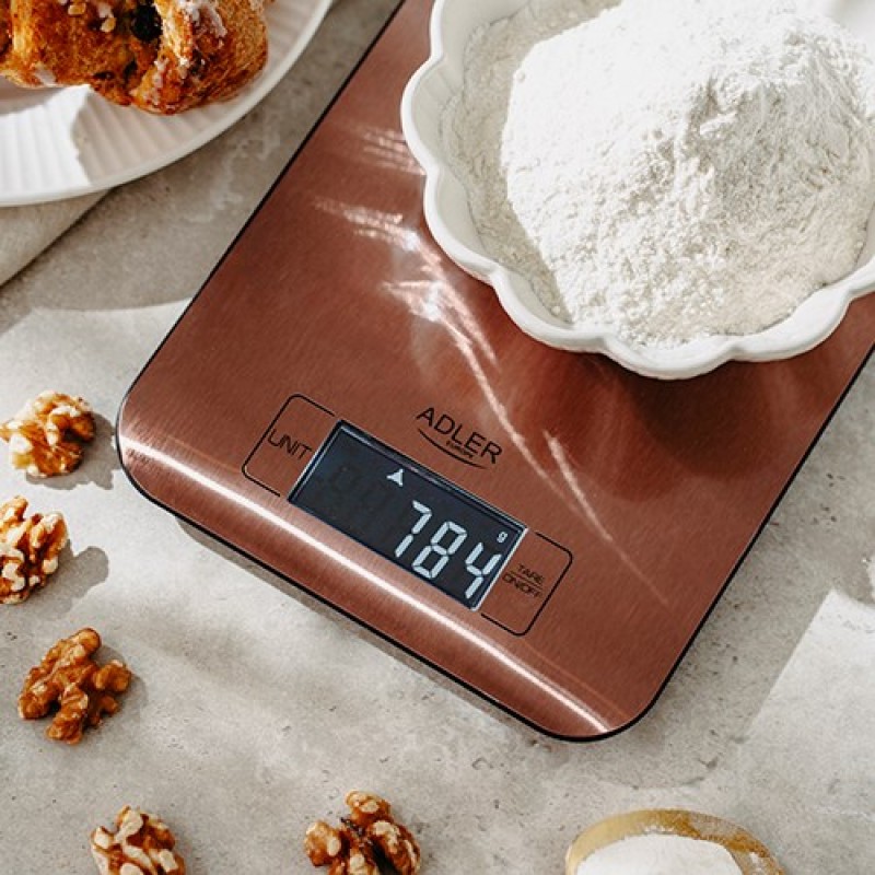 Kitchen scale ADLER AD 3183c Copper Kitchen scale ADLER AD 3183c Copper
