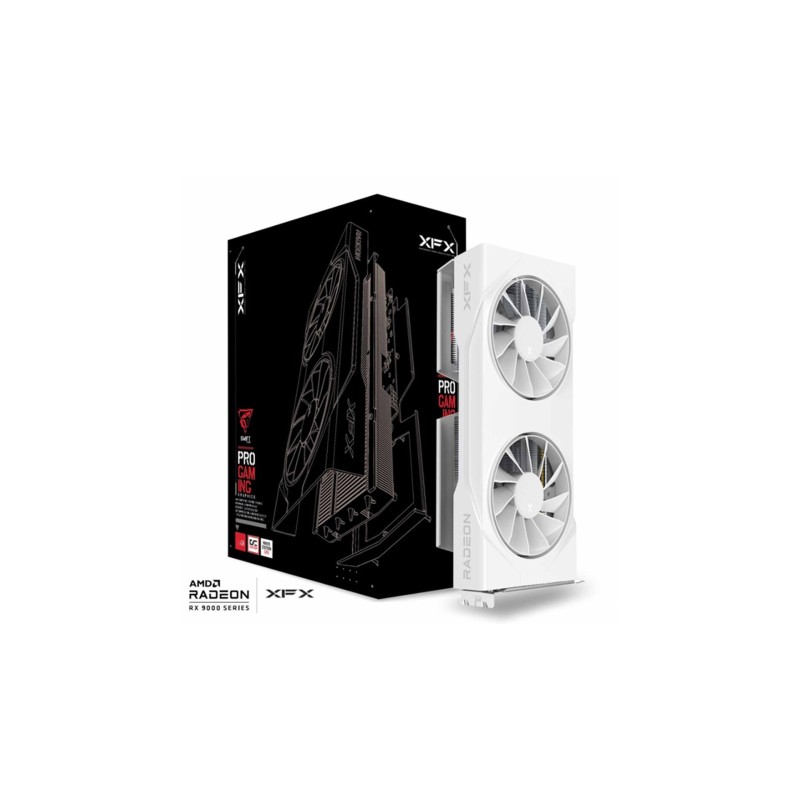 Graphics card. XFX Swift RX 9060XT OC White 8GB Graphics card. XFX Swift RX 9060XT OC White 8GB