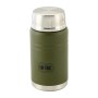 M-Tac UN-R02-750A Food thermos with foldable stainless steel spoon, 750 ml, olive green