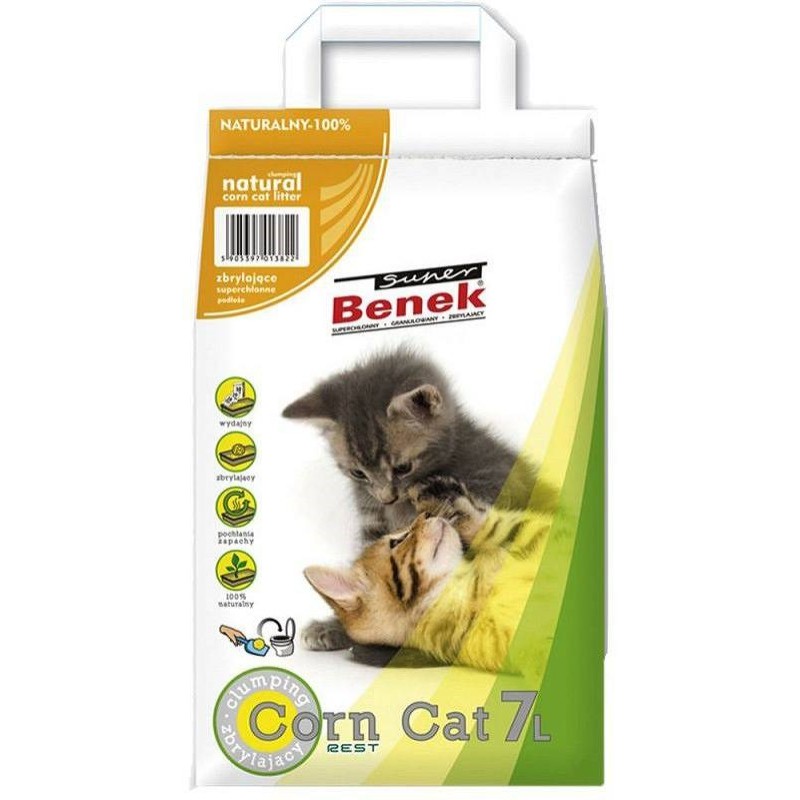 CERTECH Super Benek Corn Cat - cat corn litter clumping 7l