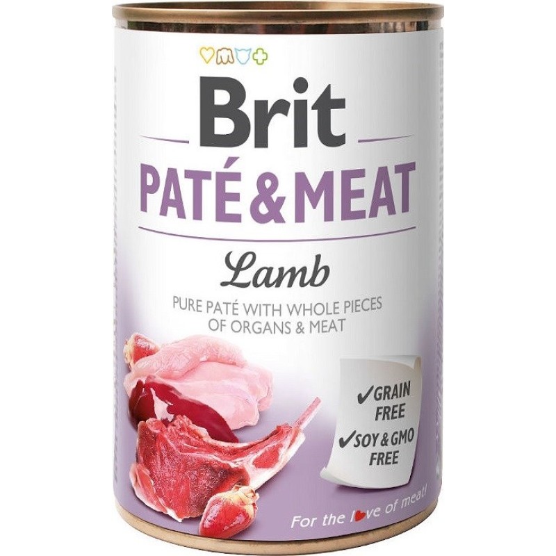 BRIT Paté & Meat Lamb - wet dog food - 400g BRIT Paté & Meat Lamb - wet dog food - 400g