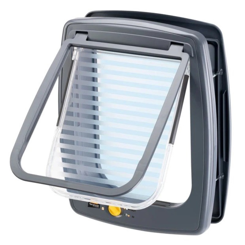 FERPLAST Swing 11 grey - dog and cat door - 31 x 9.6 x 38.4 cm FERPLAST Swing 11 grey - dog and cat door - 31 x 9.6 x 38.4 cm