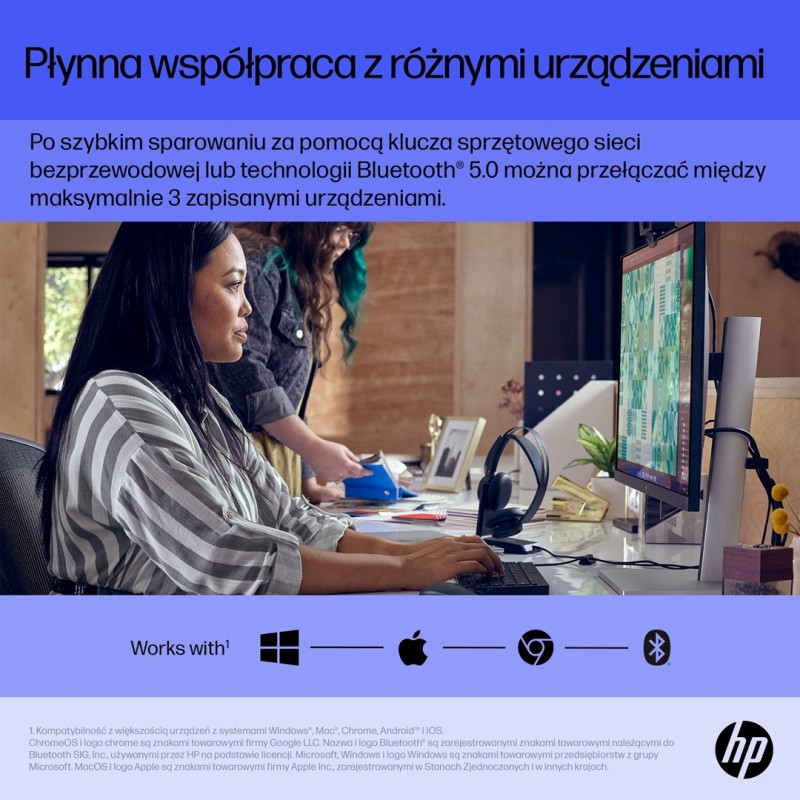HP 715 Rechargeable Multi-Device Mouse HP 715 Rechargeable Multi-Device Mouse