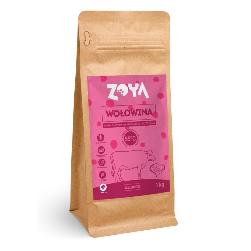 ZOYA ColdPRO Beef - dry dog food - 1kg ZOYA ColdPRO Beef - dry dog food - 1kg