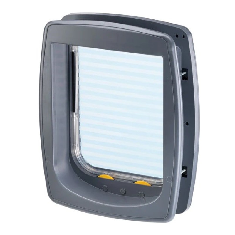 FERPLAST Swing 11 grey - dog and cat door - 31 x 9.6 x 38.4 cm FERPLAST Swing 11 grey - dog and cat door - 31 x 9.6 x 38.4 cm