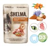 SHELMA Rich in turkey in sauce - wet cat food - 85g SHELMA Rich in turkey in sauce - wet cat food - 85g