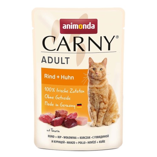 ANIMONDA Carny Adult Beef and chicken - wet cat food - 85g ANIMONDA Carny Adult Beef and chicken - wet cat food - 85g