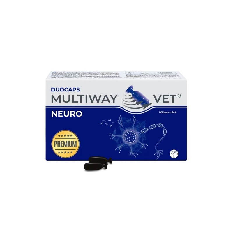 JM SANTE Multiway Vet Duocaps Neuro - twist-off capsules supporting the nervous system for dog and cat – 60pcs