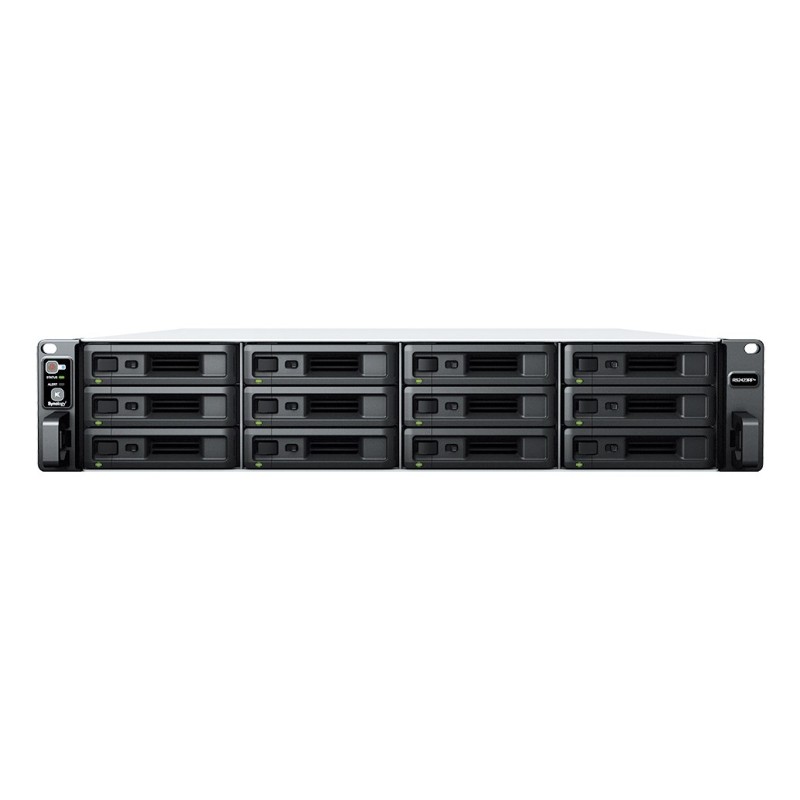 Synology RackStation RS2423+ NAS/storage server Rack (2U) Ryzen Embedded V1780B 8 GB DDR4 0 TB DiskStation Manager Black, Grey Synology RackStation RS2423+ NAS/storage server Rack (2U) Ryzen Embedded V1780B 8 GB DDR4 0 TB DiskStation Manager Black, Grey