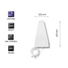 Antena ZTE MF258K1 ODU LTE kat. 15 z transmisją do 800 Mb/s DL i 150 Mb/s UL Antena ZTE MF258K1 ODU LTE kat. 15 z transmisją do 800 Mb/s DL i 150 Mb/s UL