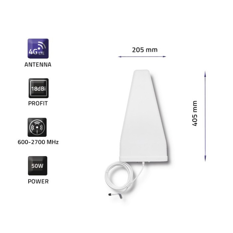 Antena ZTE MF258K1 ODU LTE kat. 15 z transmisją do 800 Mb/s DL i 150 Mb/s UL Antena ZTE MF258K1 ODU LTE kat. 15 z transmisją do 800 Mb/s DL i 150 Mb/s UL