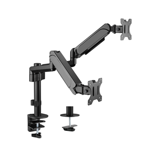 Gembird MA-DA2P-01 Adjustable desk 2-display mounting arm, 17”-32”, up to 9 kg Gembird MA-DA2P-01 Adjustable desk 2-display mounting arm, 17”-32”, up to 9 kg