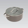 Casserole with lid MAESTRO MR-4009 (MR-4009-18) 18 cm 1,9 l Grey