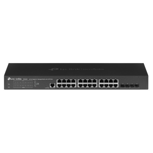 TP-Link Omada 24-Port Gigabit L2+ Managed Switch with 4 SFP Slots TP-Link Omada 24-Port Gigabit L2+ Managed Switch with 4 SFP Slots