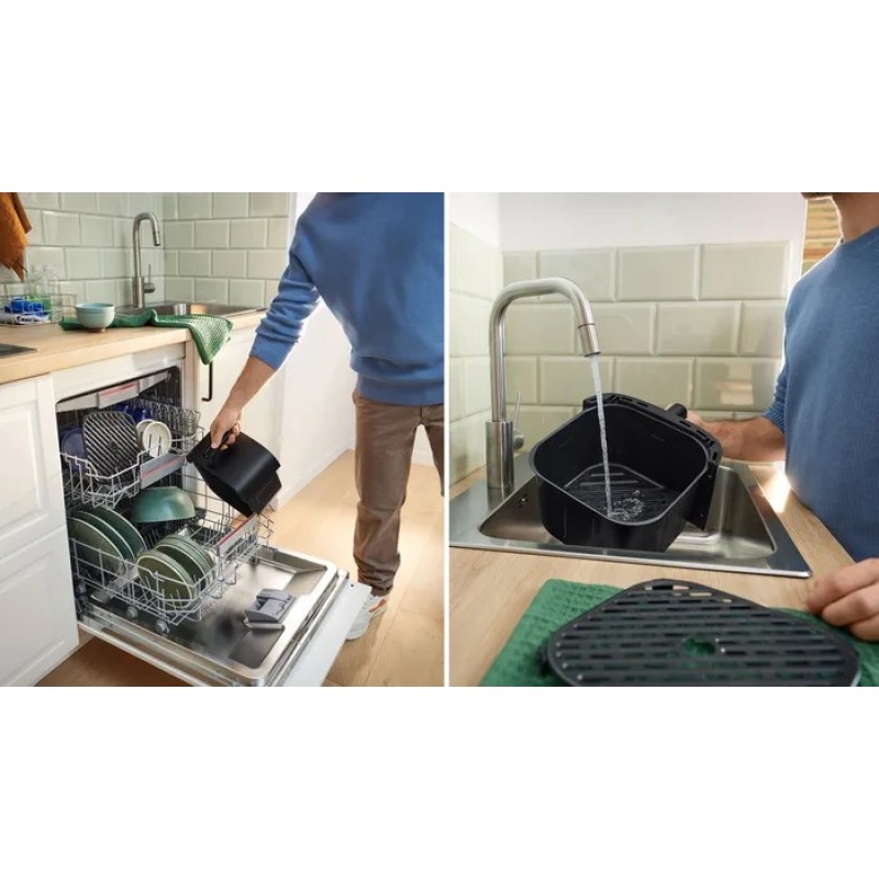 Bosch Serie 4 MAFS2462B fryer Single 6.1 L Stand-alone 2050 W Hot air fryer Black Bosch Serie 4 MAFS2462B fryer Single 6.1 L Stand-alone 2050 W Hot air fryer Black