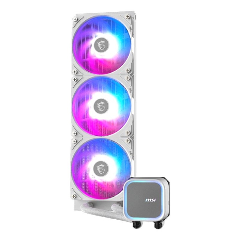 MSI MAG CORELIQUID A13 360 WHITE computer cooling system Motherboard, Processor All-in-one liquid cooler 12 cm 1 pc(s) MSI MAG CORELIQUID A13 360 WHITE computer cooling system Motherboard, Processor All-in-one liquid cooler 12 cm 1 pc(s)