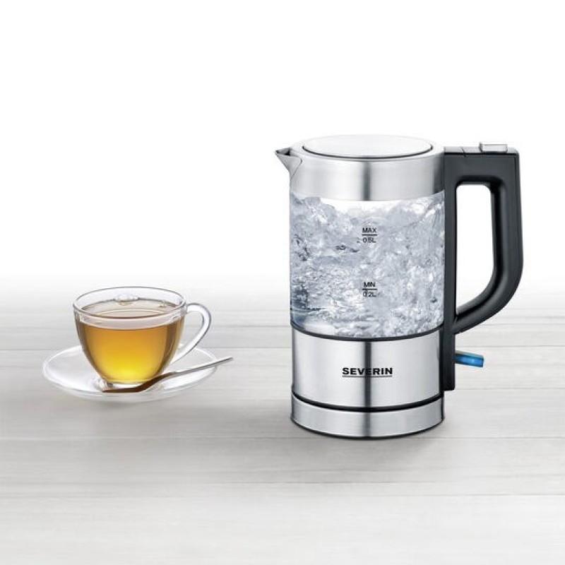 Severin WK 3472 electric kettle 0.5 L 1100 W Silver Severin WK 3472 electric kettle 0.5 L 1100 W Silver
