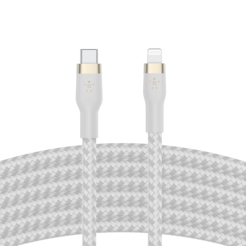 Belkin CAA011BT3MWH lightning cable 3 m White Belkin CAA011BT3MWH lightning cable 3 m White