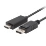 Lanberg CA-DPHD-11CC-0018-BK cable gender changer DisplayPort HDMI Black