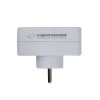 Esperanza ELK305W Electrical Splitter 2 Sockets White Esperanza ELK305W Electrical Splitter 2 Sockets White